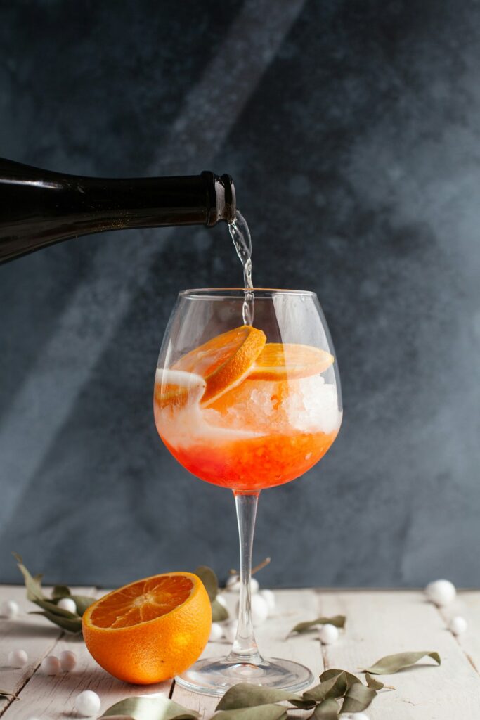 Aperol spritz Italian cocktail