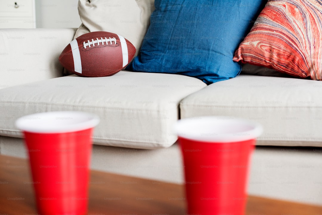 Sport cheering at home