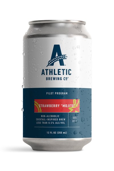 Athletic Brewing Strawberry Mojito