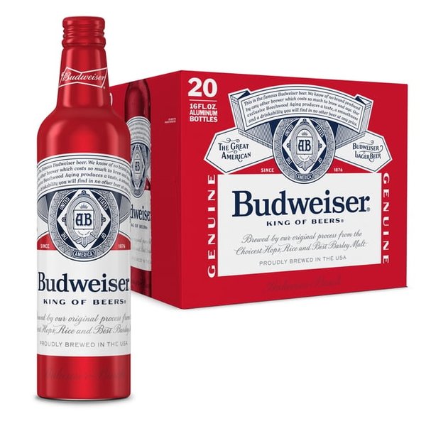 Budweiser Lager Beer Bottle