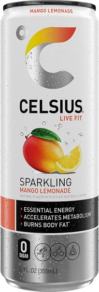 Celsius Sparkling Mango Lemonade