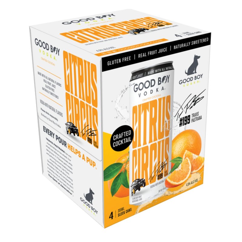 Good Boy Vodka Citrus Circus