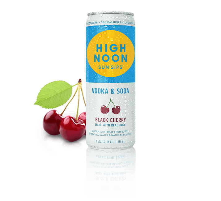 High Noon Vodka Soda Black Cherry