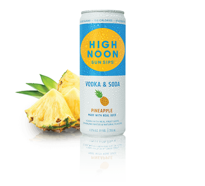 High Noon Vodka Soda Pineapple