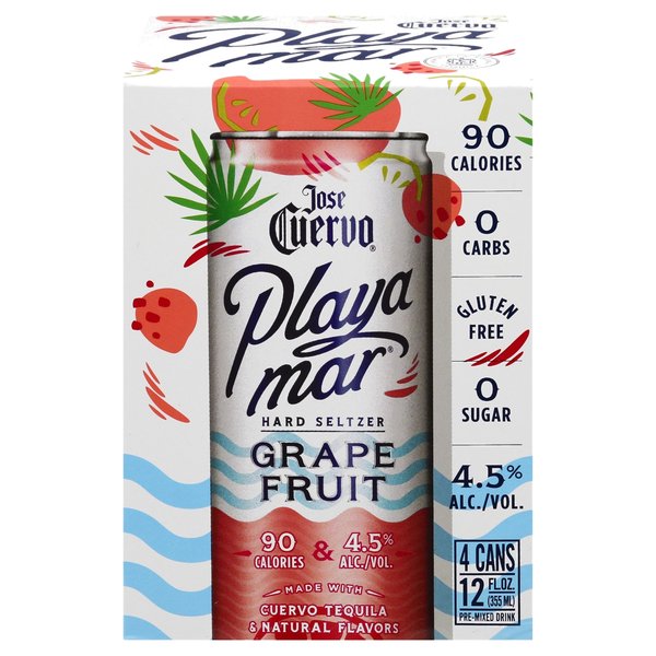 Jose Cuervo Playamar Hard Seltzer Grapefruit