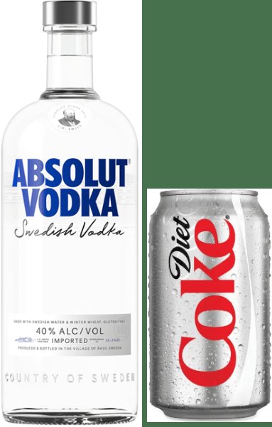 Vodka Diet Coke
