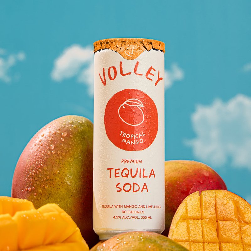 Volley Tequila Seltzer Tropical Mango
