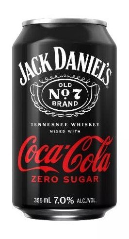 JACK DANIEL'S & COCA-COLA CAN