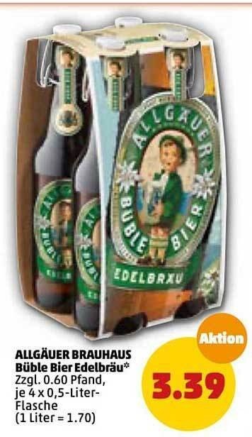 Allgäuer Brauhaus Büble Bier Edelbräu