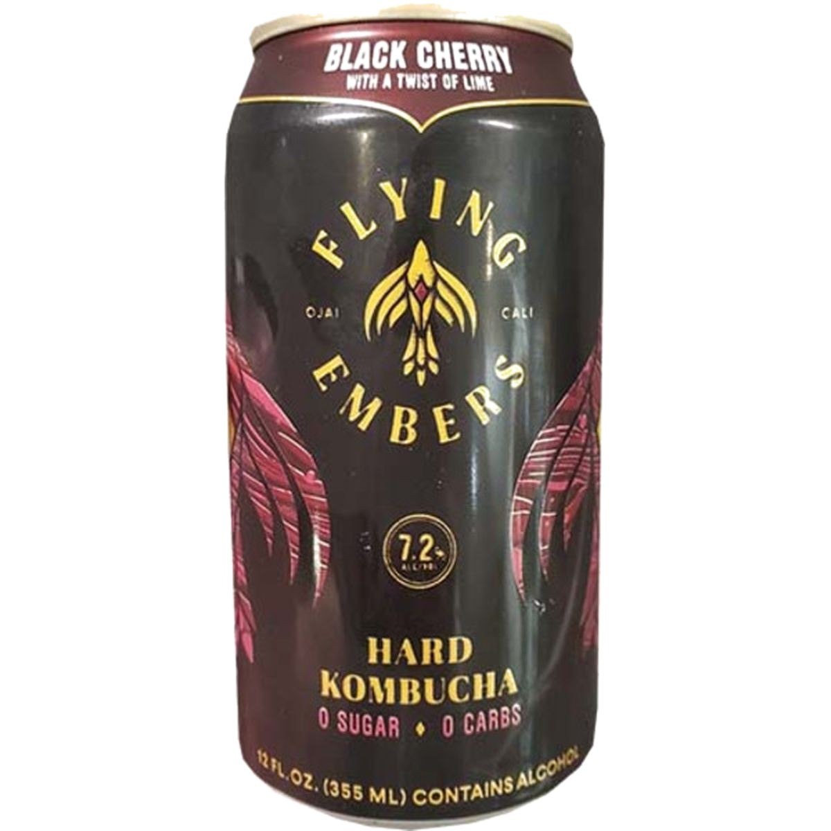 Flying Embers Hard Kombucha Black Cherry