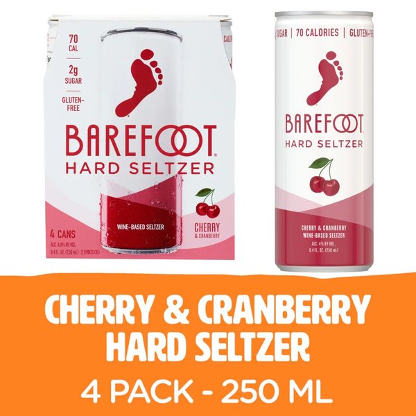 Barefoot Hard Seltzer Cherry Cranberry