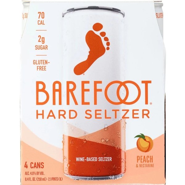 Barefoot Hard Seltzer Peach & Nectarine