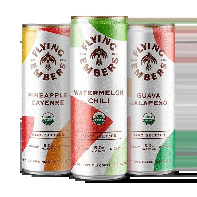 Flying Embers Hard Seltzer Mango