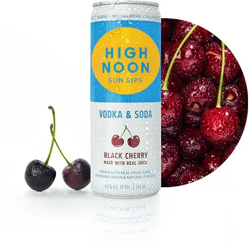 High Noon Sun Sips Black Cherry
