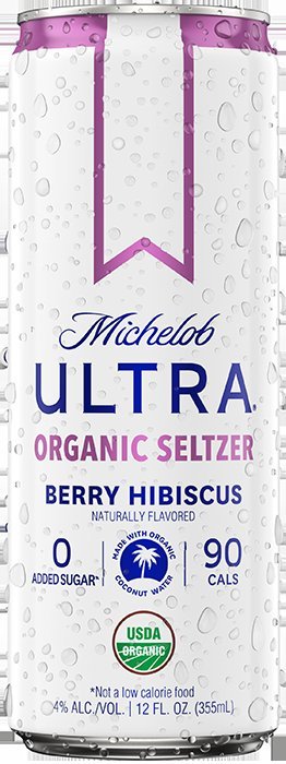 Michelob Ultra Organic Seltzer Berry Hibiscus