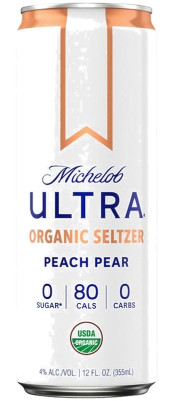 Michelob Ultra Organic Seltzer Peach Pear