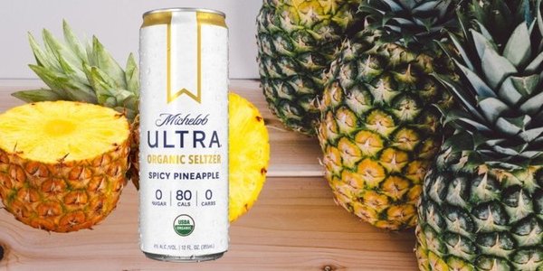Michelob Ultra Organic Seltzer Spicy Pineapple