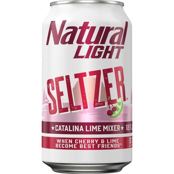 Natural Light Seltzer Catalina Lime Mixer