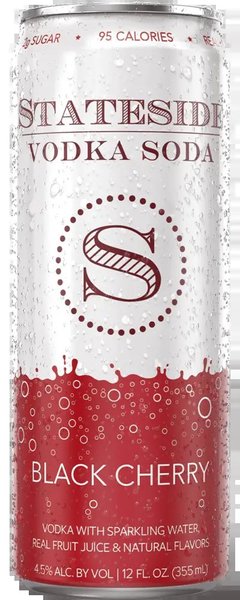 Stateside Vodka Soda Black Cherry