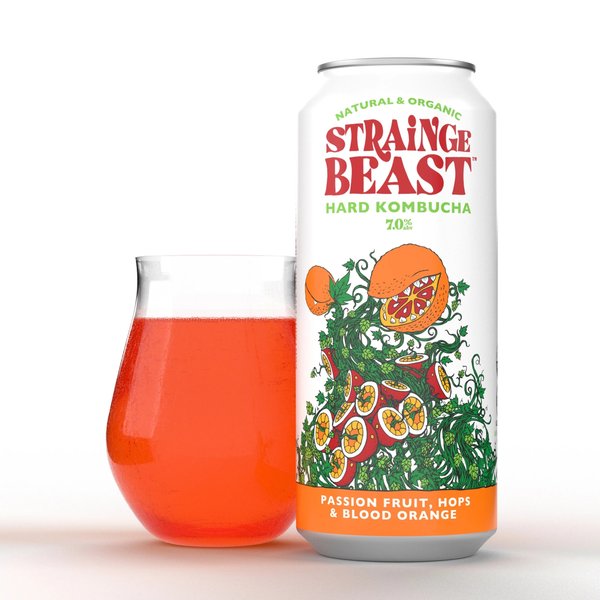 Strainge Beast Passion Fruit Hops Blood Orange