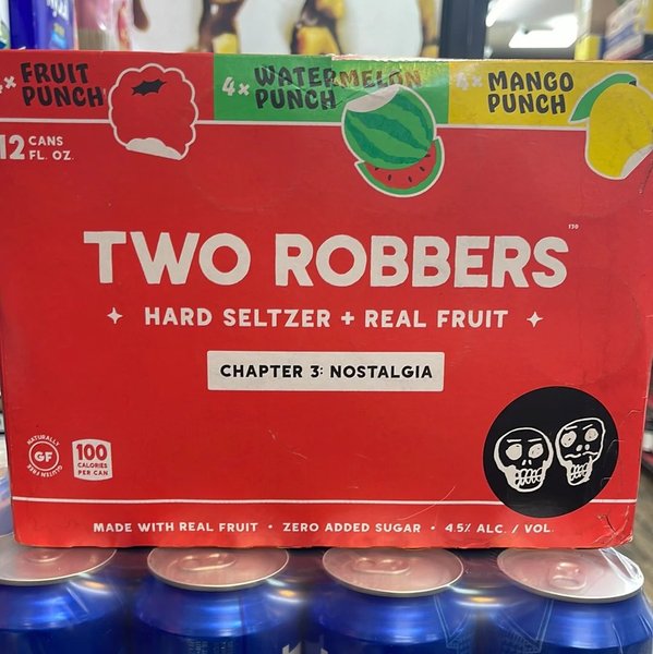 Two Robbers Hard Seltzer Cran Apple