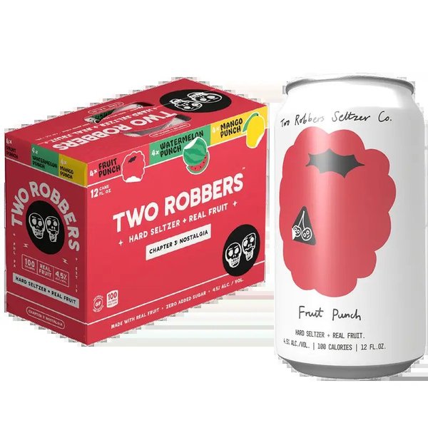 Two Robbers Hard Seltzer Mango Passion Fruit