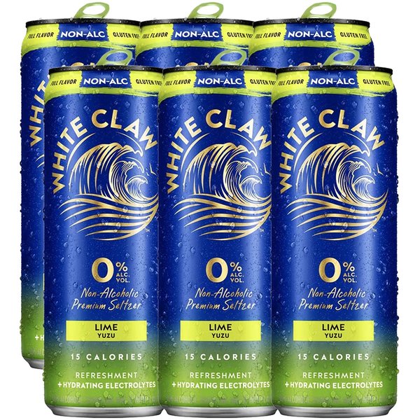 White Claw 0% Non-Alcoholic Lime