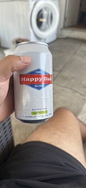 Happy Dad Hard Seltzer Lemon Lime