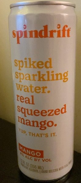 Spindrift Spiked Mango