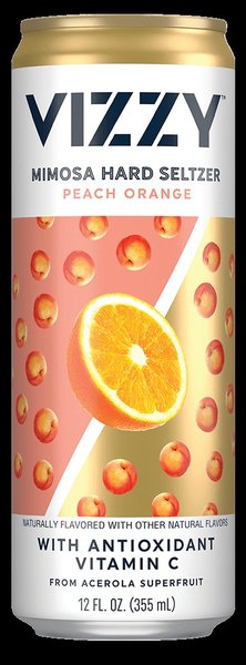 Vizzy Mimosa Hard Seltzer Peach