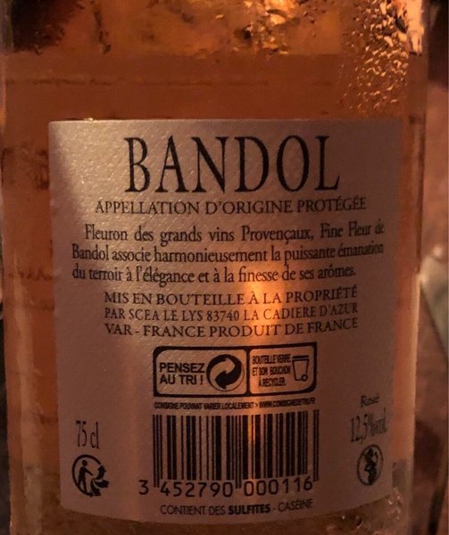 Bandol Fine Fleur Rosé