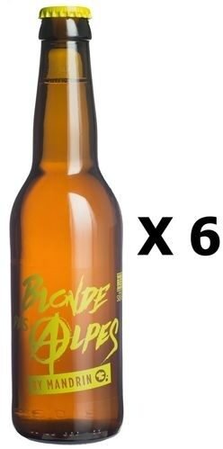 Bière Artisanale Blonde des Alpes by Mandrin