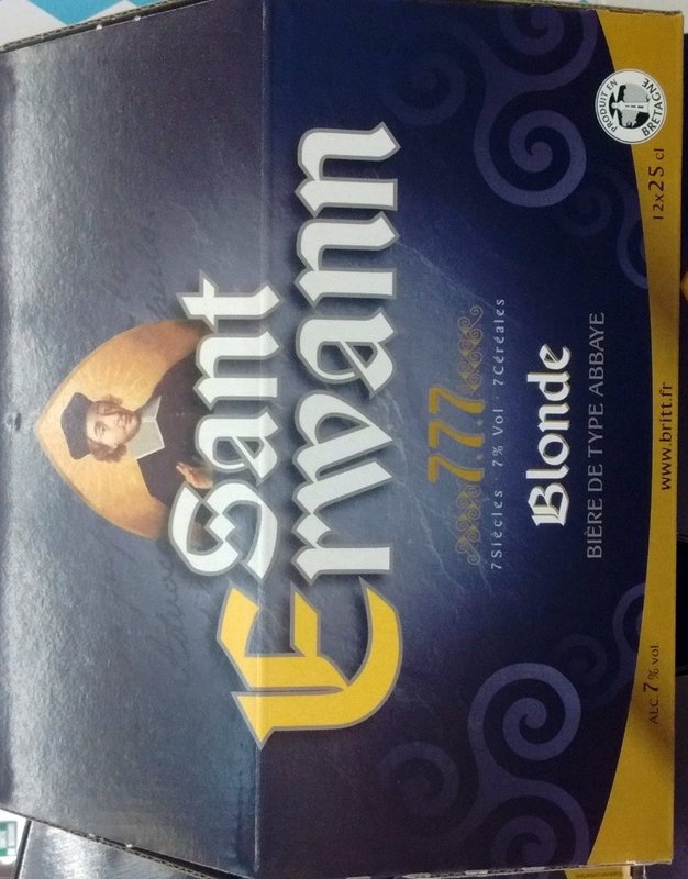 Britt Biere abbaye St Erwann 7°
