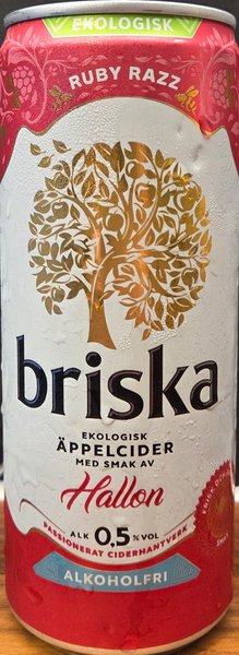 Briska Äppelcider Hallon