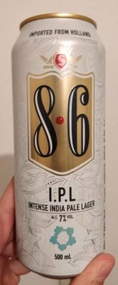 8.6 Bière intense India Pale Lager