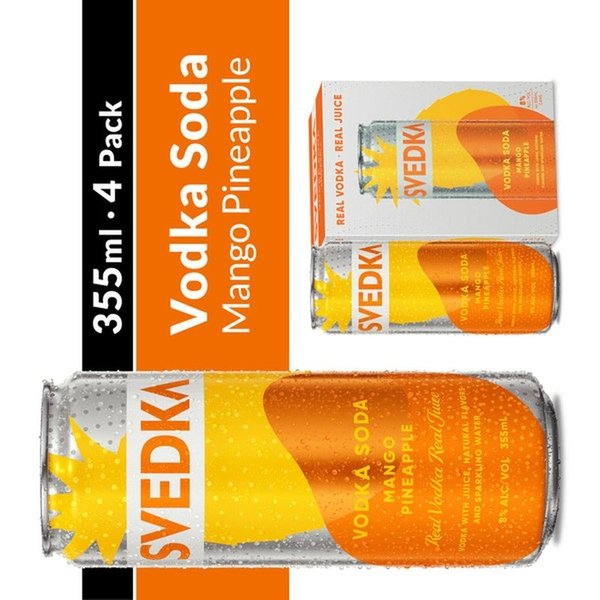 Svedka Vodka Soda Mango Pineapple