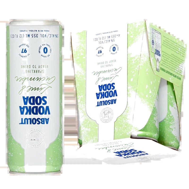 Absolut Vodka Soda Lime & Cucumber
