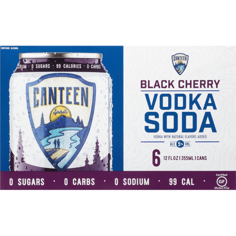 Canteen Vodka Soda Black Cherry