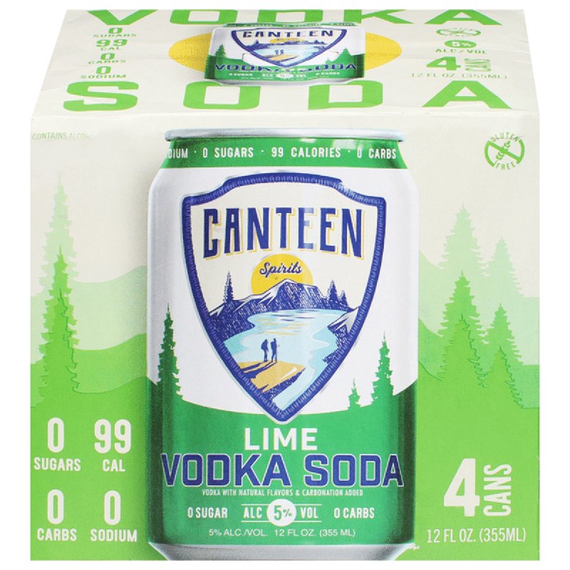 Canteen Vodka Soda Lime