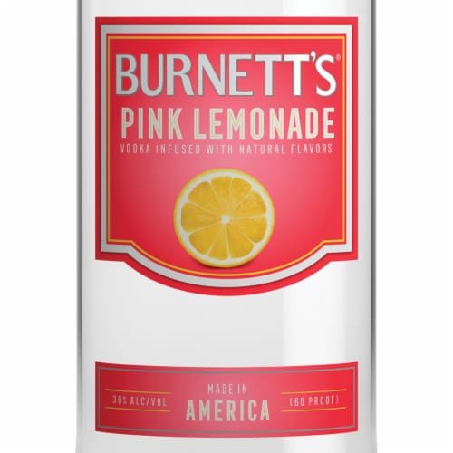 Burnett's Vodka Pink Lemonade